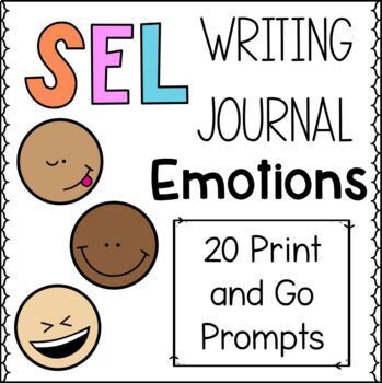 Preview of Social Emotional Learning (SEL) Writing Journal, Emotions