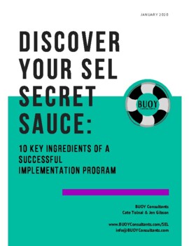 Preview of Social-Emotional Learning (SEL) eBook: 10 Ingredients for a Successful Program