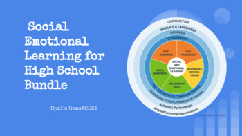 Preview of Social Emotional Learning (SEL) in High School Bundle