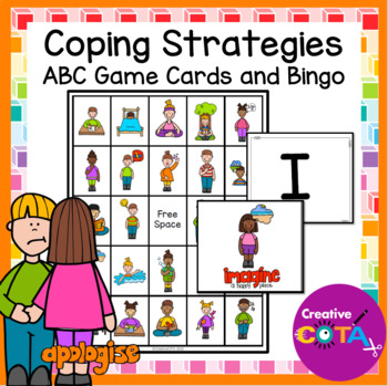 Preview of Occupational Therapy ABC Bingo Game SEL Skills & Coping Strategy Activities