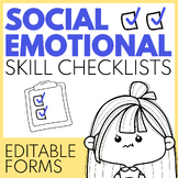 Social Emotional Learning Skills Checklists and SEL Standards