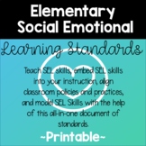 Social Emotional Learning Standards Assessment Checklist (