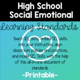 Social Emotional Learning Standards Assessment Checklist (