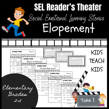 Preview of Social Emotional Learning Stories Readers Theater for Alternatives to Elopement