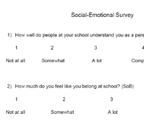 Social-Emotional Learning Survery