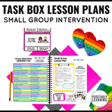 Social Emotional Learning Task Boxes Lesson Plans Year Lon