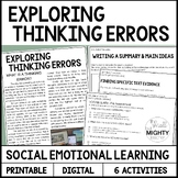 Social Emotional Learning, SEL - high school, thinking err