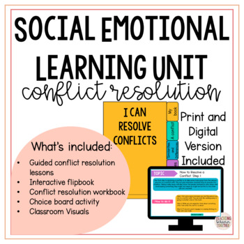 Preview of Social Emotional Learning Unit: Conflict Resolution Skills