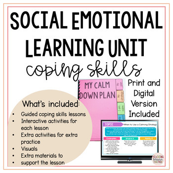 Preview of Social Emotional Learning Unit: Coping Skills