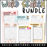 Social Emotional Learning Word Search Bundle