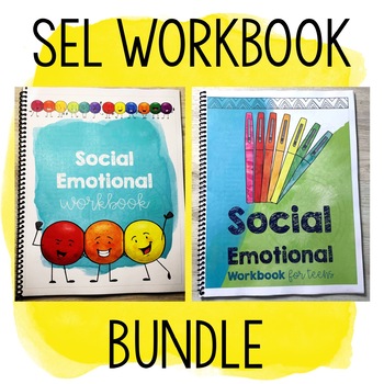 Preview of Social Emotional Learning Workbook Bundle Grades 2-12
