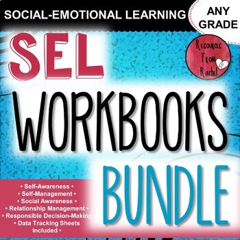 Preview of Social-Emotional Learning Workbooks - BUNDLE