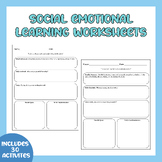 Social Emotional Learning Worksheets | Mindfulness, Goals,
