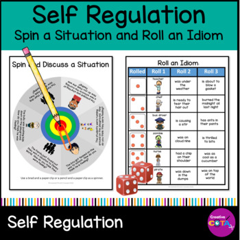 Preview of Occupational Therapy SEL Skills Self Regulation Idioms Activities