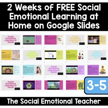 Social Emotional Learning at Home - 2 Weeks for 3-5