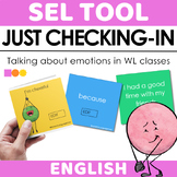 English editable Emotion Cards -Speaking Activity -Social 