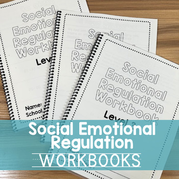 Preview of Social Emotional Regulation Workbooks