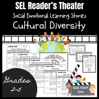 Preview of Social Emotional Stories Reader's Theater 5 SEL Scripts Teach Cultural Diversity