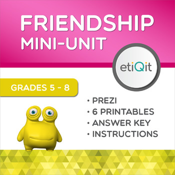 Preview of Empathy & Support in Middle School Friendships | Prezi & Printables
