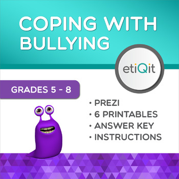 Preview of Coping with Bullying Middle School Mini-Unit | Prezi & Printable Activities