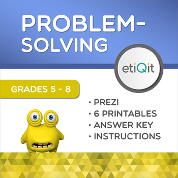 Preview of Creative Problem-Solving Middle School Mini-Unit | Prezi & Printable Activities