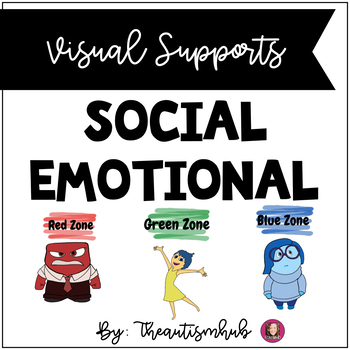 Preview of Social Emotional Visual Supports For Students With Autism Or Special Needs