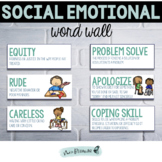 Social Emotional Word Wall | SEL Vocabulary