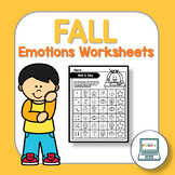 Social Emotional Worksheets for Fall | Coping Skills