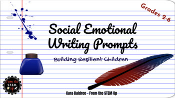 Preview of Social Emotional Writing Prompts - (COVID 19, Relaxing, Joy, Insight, Creative)