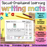 Writing Paper Prompts with Picture Box - Social Emotional 