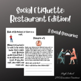 Social Etiquette- Restaurant Edition