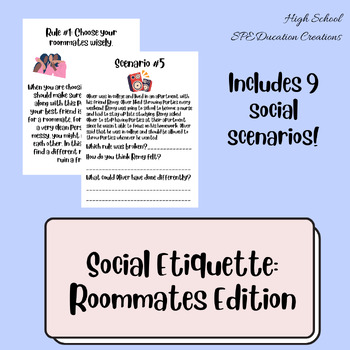 Preview of Social Etiquette- Roommate Edition