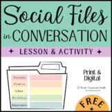 Social File | FREE Social Narrative, Lesson & Activity | C