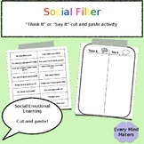 Social Filter Cut and Paste-Filtering Thoughts-Social Emot