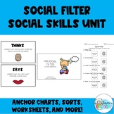 Social Filter | Say vs. Think | Social Skills Lesson | Soc