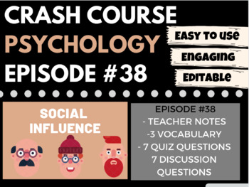 Preview of Social Influence: Crash Course Psychology #38