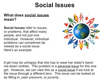 Preview of Social Issues
