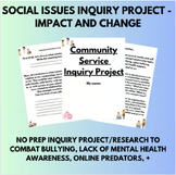 Social Issues Inquiry Project (Healthy Relationships Lesso