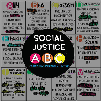 Preview of Social Justice ABCs