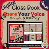 Social Justice Digital Class Poetry Book:  Share your voic
