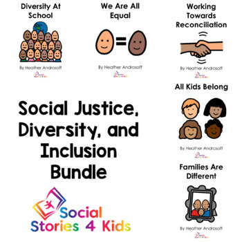 Preview of Social Justice, Diversity, and Inclusion Bundle (French Colour Versions)