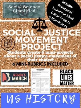 Preview of Social Justice Movement Project
