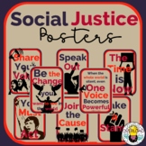 Social Justice Posters:  8 Posters to encourage students t