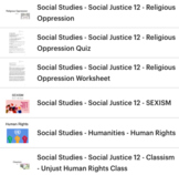 Social Justice - Social Studies - Package Bundle - 4 power