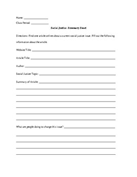social justice worksheets teaching resources teachers pay teachers