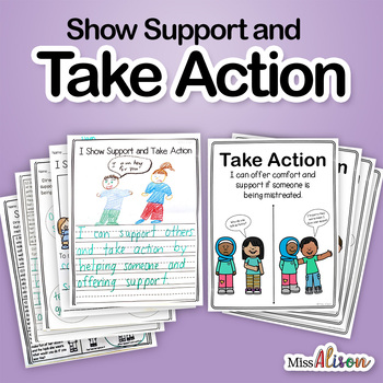 Preview of Social Justice Unit: Show Support and Take Action