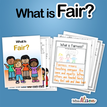 Preview of Social Justice Unit: What Is Fair?