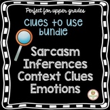 Social Skills Activity Bundle Sarcasm Inferences Context C