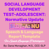 Social Language Development Test-A: Normative Update Repor