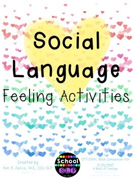 Preview of Social Language Activities: In My Heart